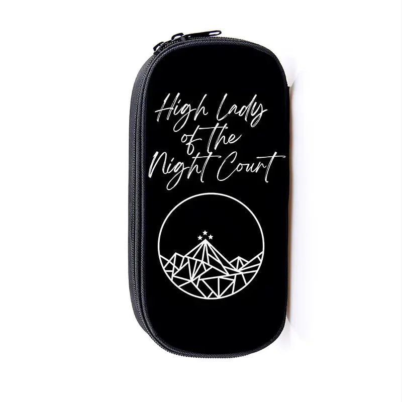 Acotar Velaris Cosmetic Case Pencil Bag Night Court Stationary Bag Pencil Box SJM City of Starlight Bookish School Case Supplies