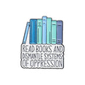 Enamel pins for book lovers.  Choice of designs.