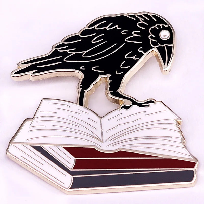 Cute Books Enamel Pins