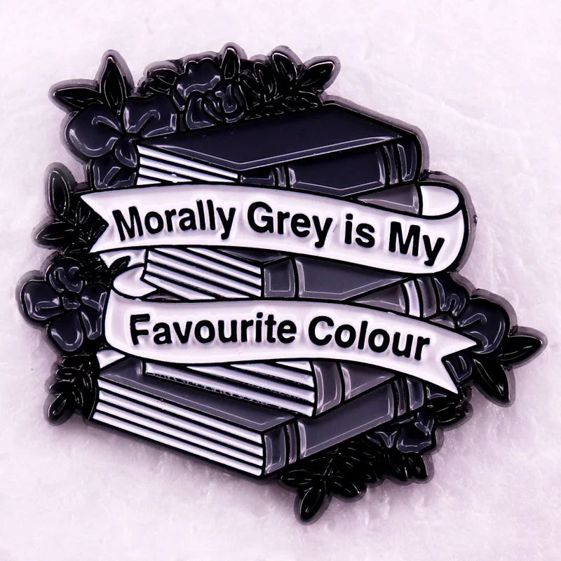 Cute Books Enamel Pins