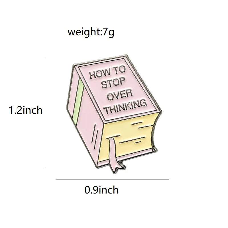 Enamel pins for book lovers.  Choice of designs.  Many with cats.