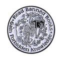 Read Banned Books Floral Skeleton Enamel Pin