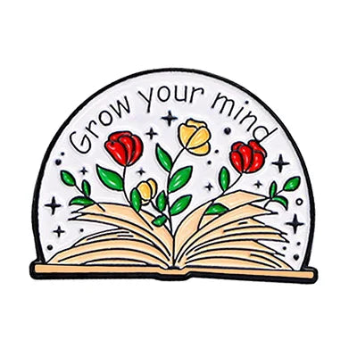 Cute Books Enamel Pins
