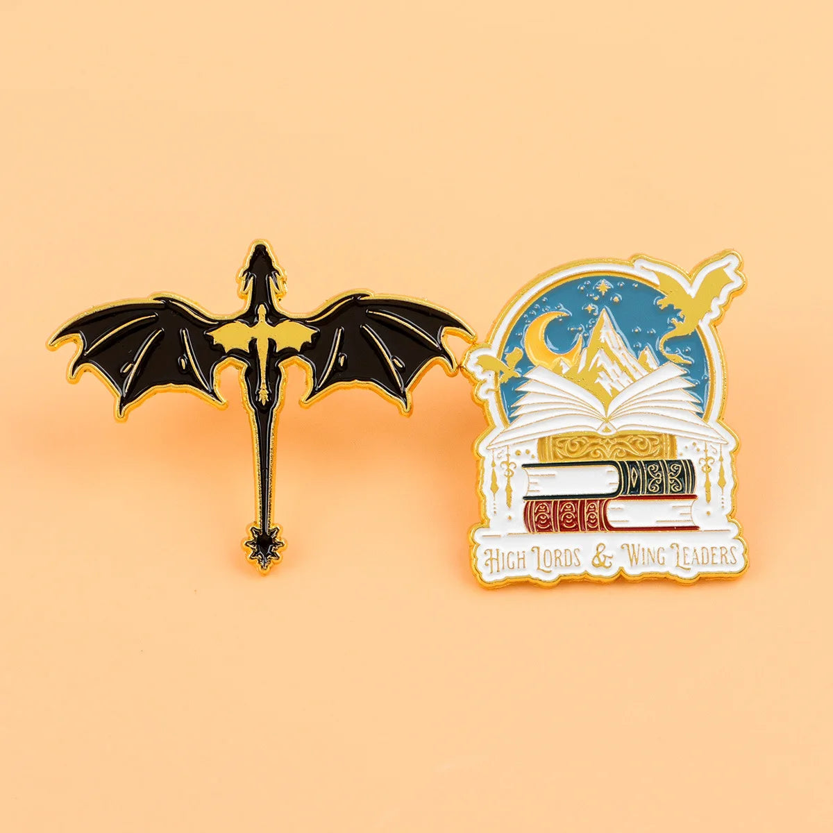Fantasy Fourth Wing Enamel Pins