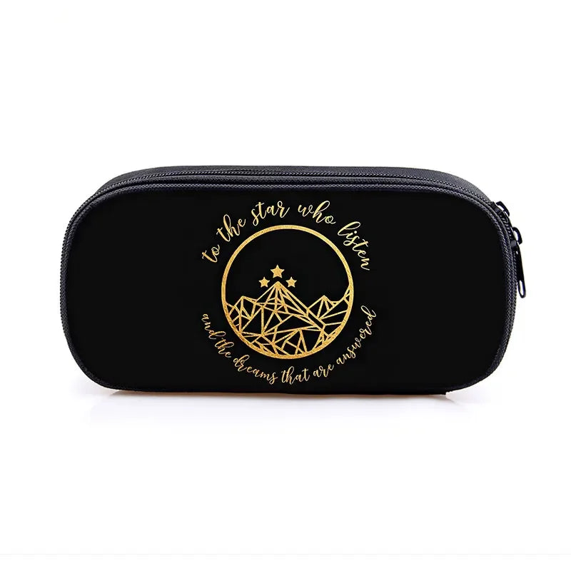 Acotar Velaris Cosmetic Case Pencil Bag Night Court Stationary Bag Pencil Box SJM City of Starlight Bookish School Case Supplies
