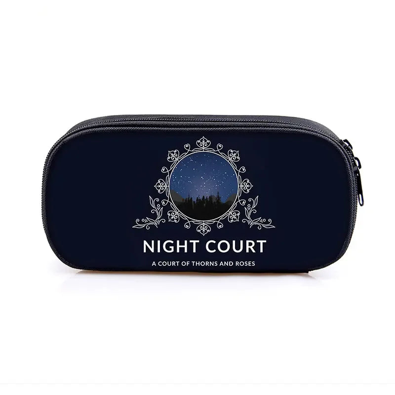 Acotar Velaris Cosmetic Case Pencil Bag Night Court Stationary Bag Pencil Box SJM City of Starlight Bookish School Case Supplies