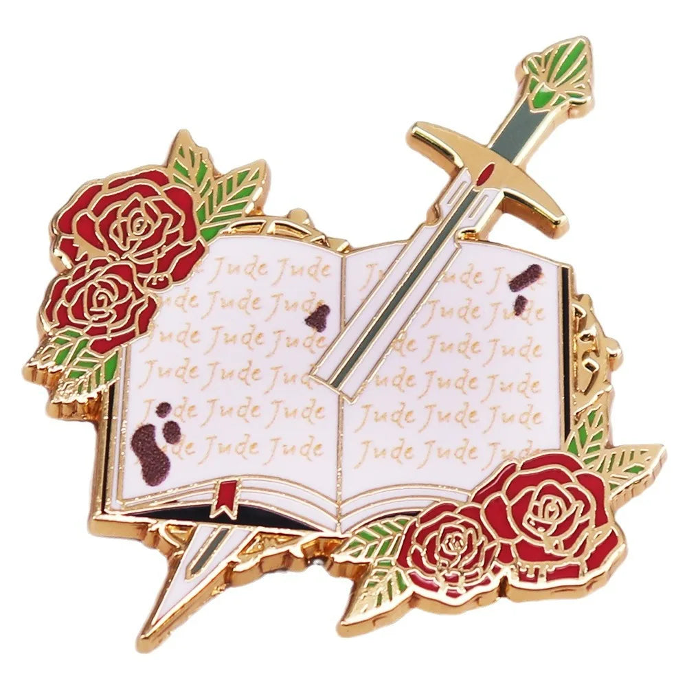 Cute Books Enamel Pins