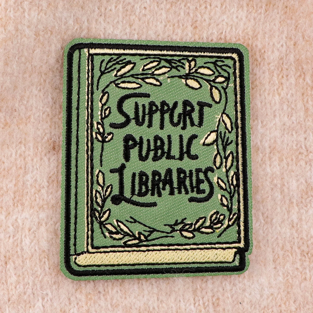 Book Quotes Embroidered Patch for Clothing