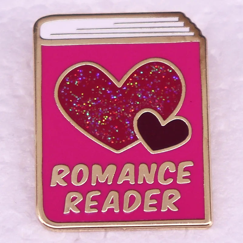 Cute Books Enamel Pins