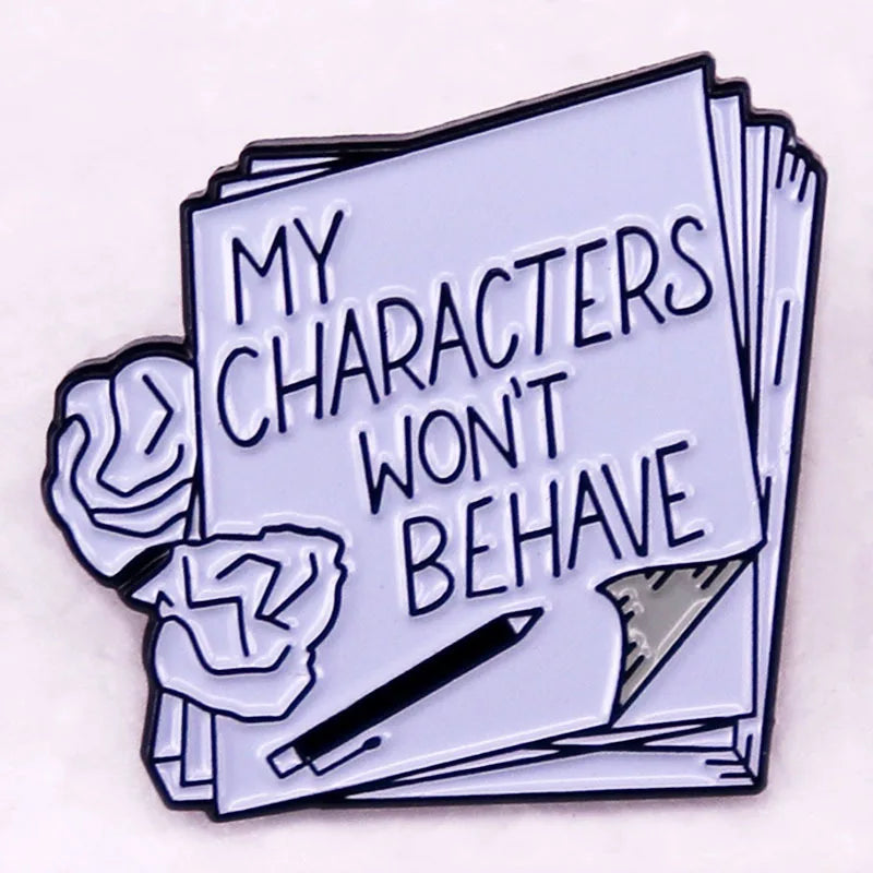 Cute Books Enamel Pins