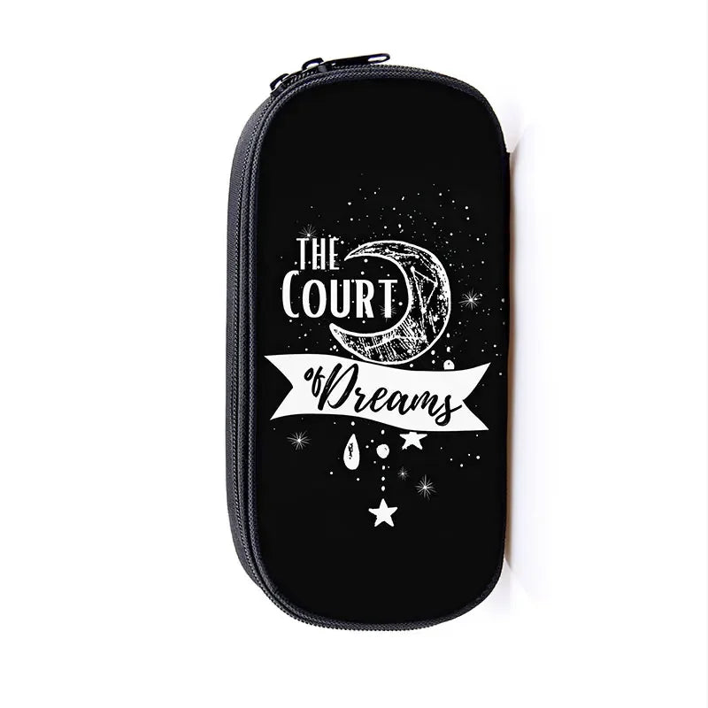 Acotar Velaris Cosmetic Case Pencil Bag Night Court Stationary Bag Pencil Box SJM City of Starlight Bookish School Case Supplies