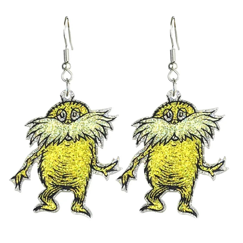 Colourful book earrings.  A variety of designs to choose from.