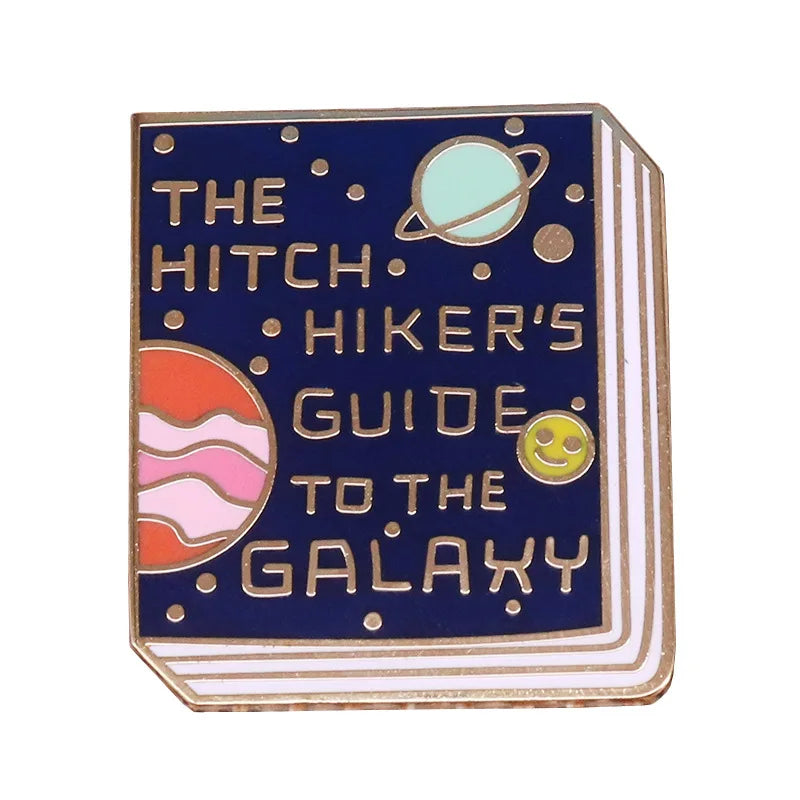 Cute Books Enamel Pins