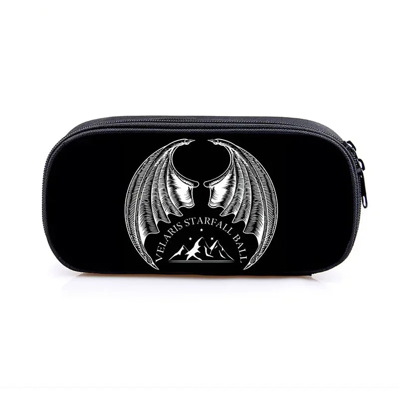 Acotar Velaris Cosmetic Case Pencil Bag Night Court Stationary Bag Pencil Box SJM City of Starlight Bookish School Case Supplies