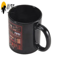 Bookshelf with Cats Mug